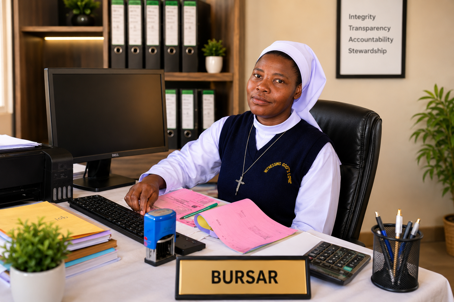 Sr. Katushabe Agnes, Bursar