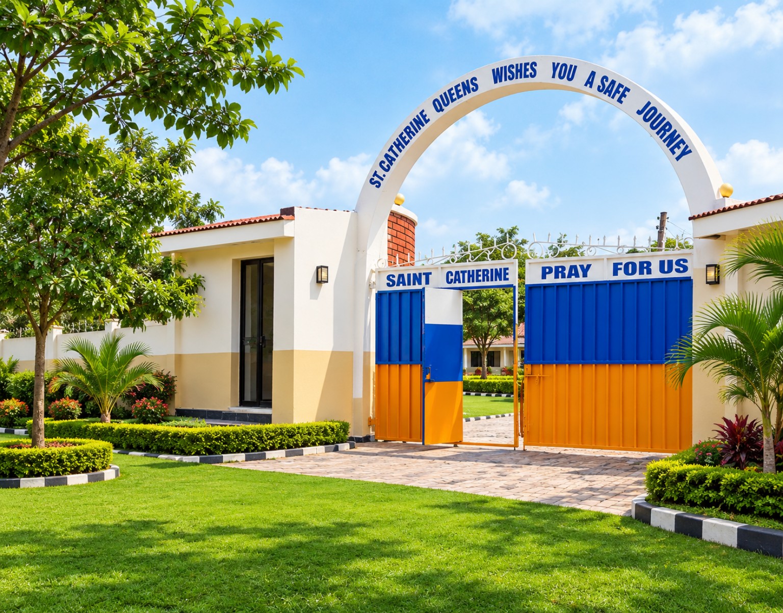 St. Catherine school entrance